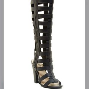 Gladiator Heeled Boot Sandal